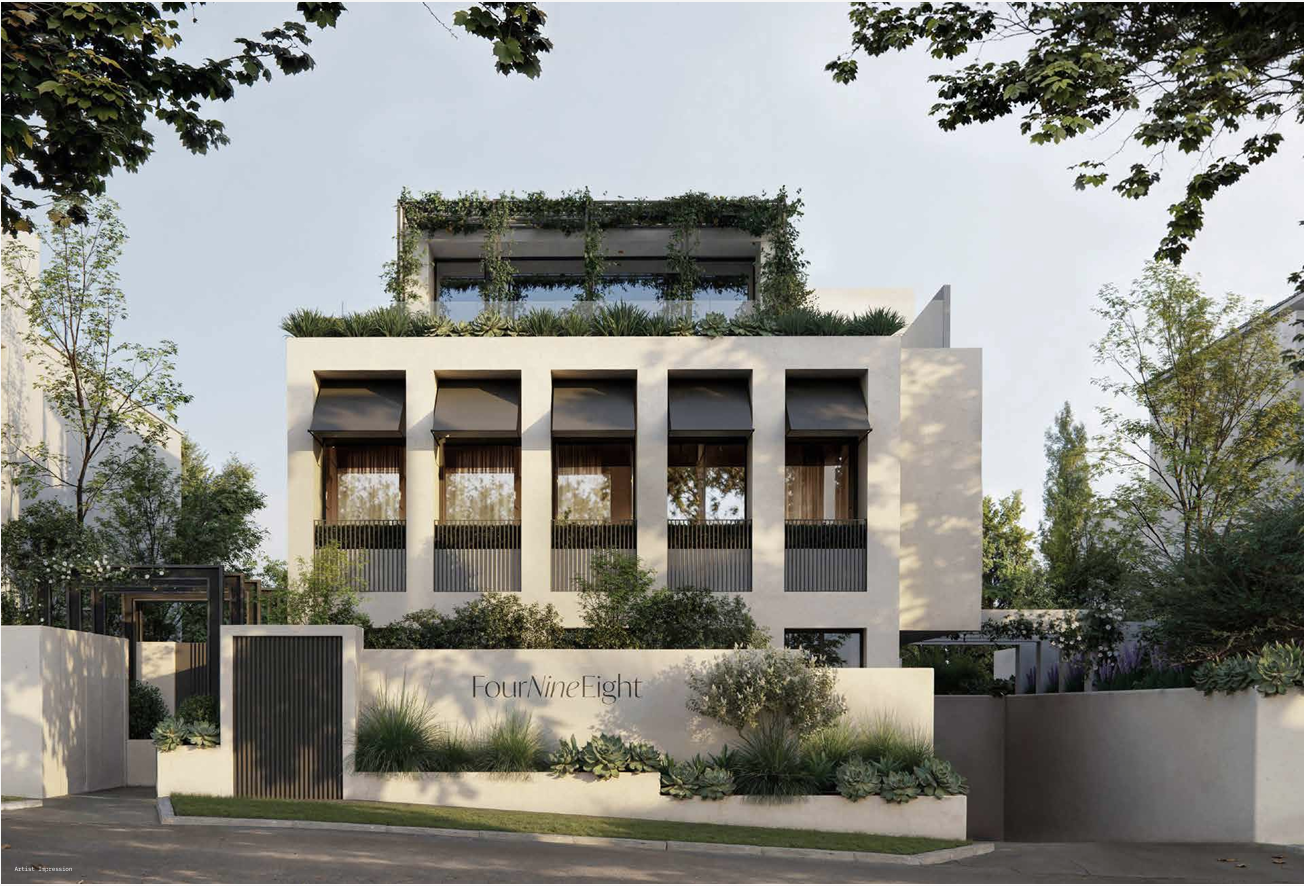 498 Toorak Road Fournineeight — boutique luxury residential development in Toorak, Melbourne